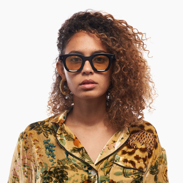 Apollo / Black Acetate & Yellow Lens - Shade Files